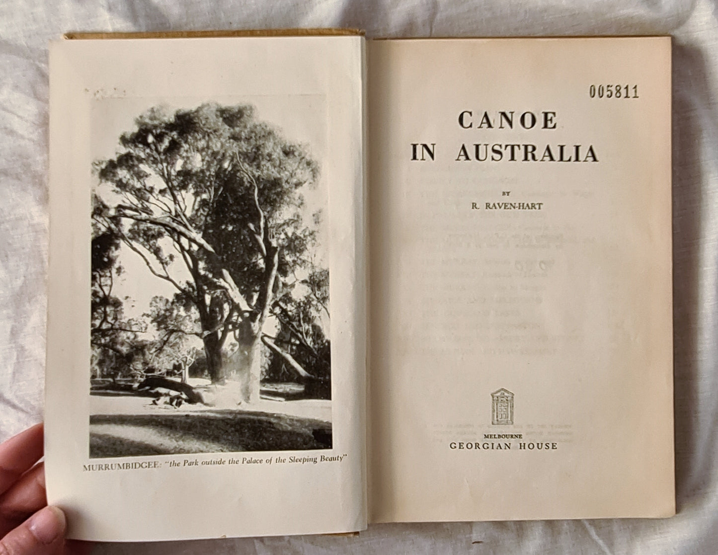 Canoe in Australia  by R. Raven-Hart