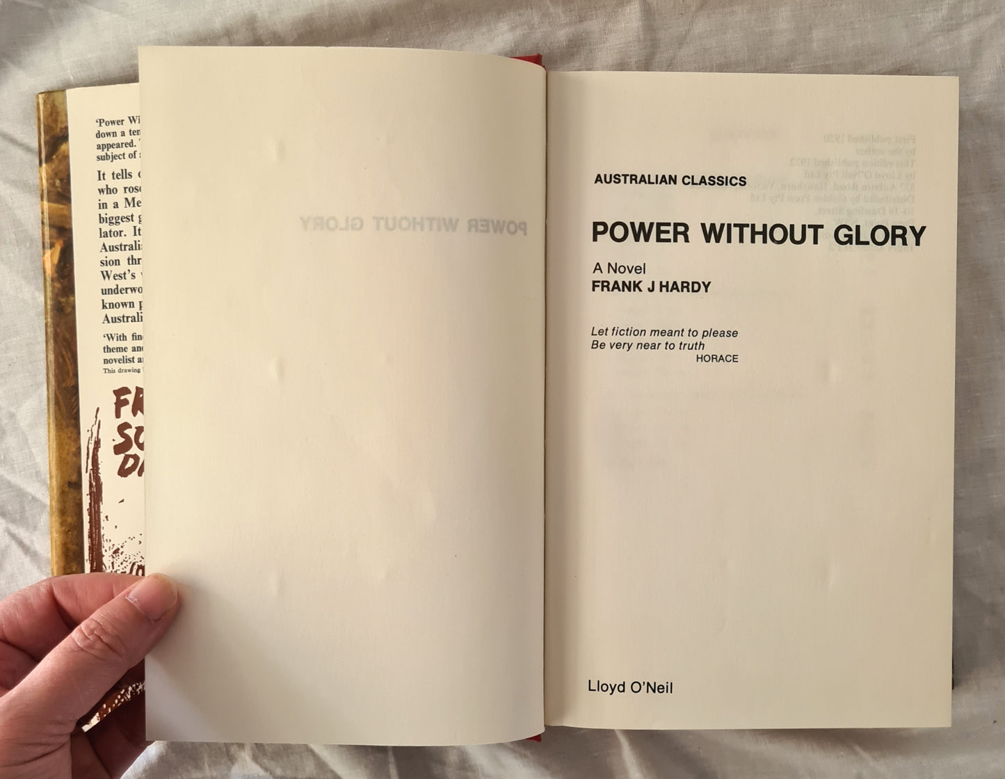 Power Without Glory by Frank J Hardy