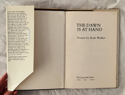 The Dawn Is At Hand Poems by Kath Walker