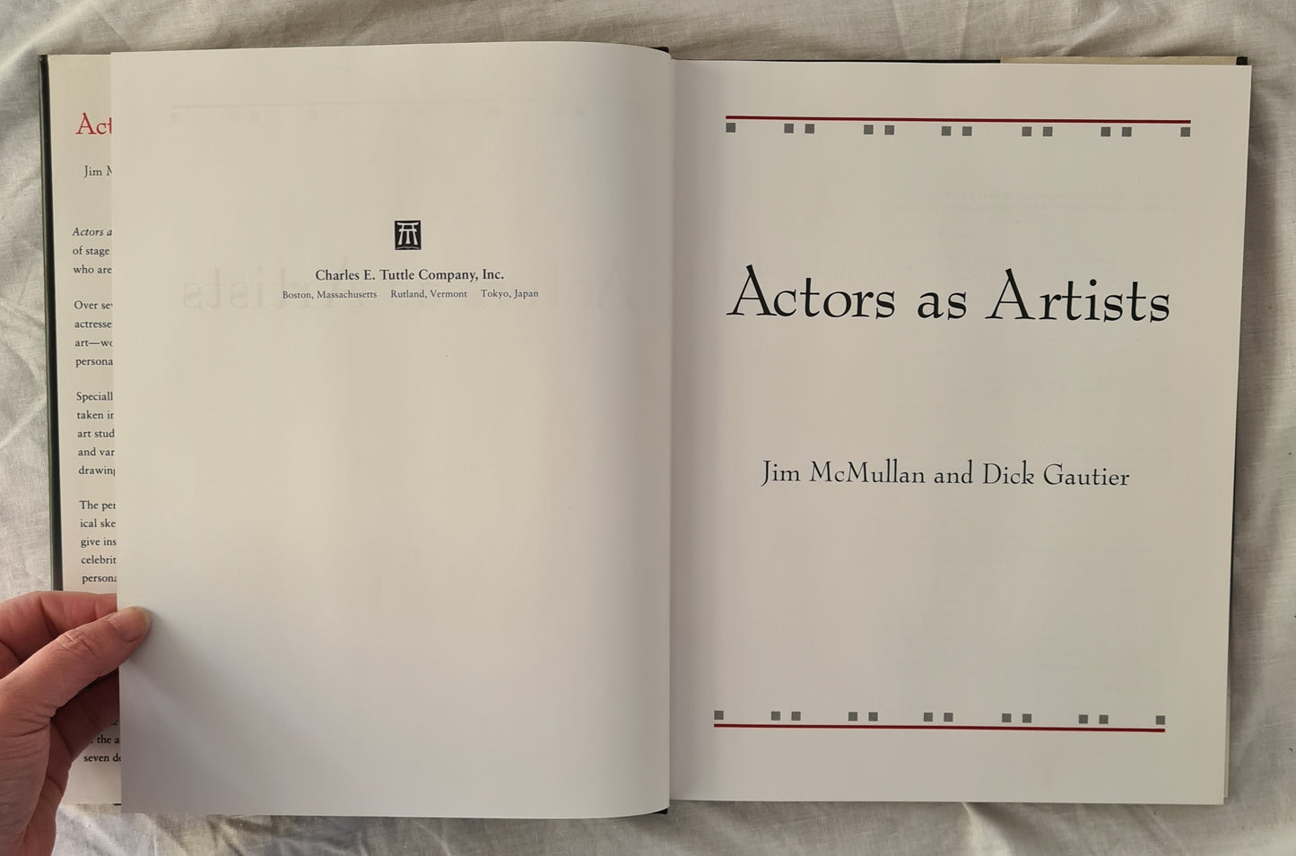 Actors as Artists by Jim McMullan and Dick Gautier