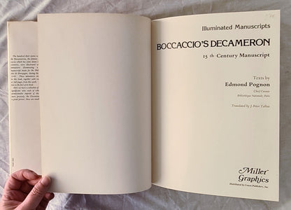 Illuminated Manuscripts Boccaccio’s Decameron by Edmond Pognon