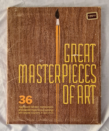 Great Masterpieces of Art  36 Magnificent full-color reproductions of the world’s most famous paintings with detailed biography of each artist
