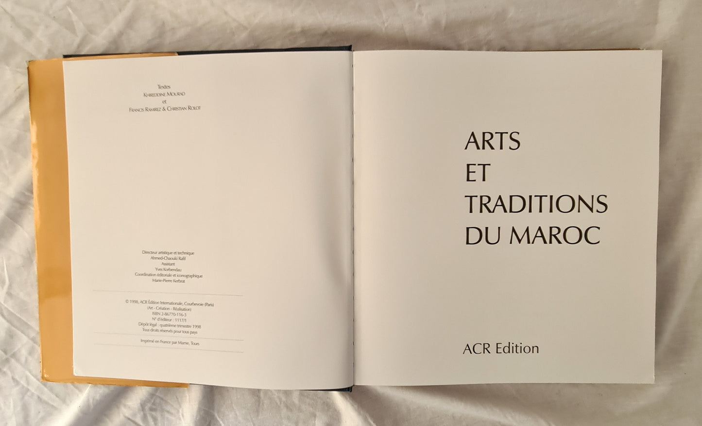 Arts Et Traditions Du Maroc by Khireddine Mourad