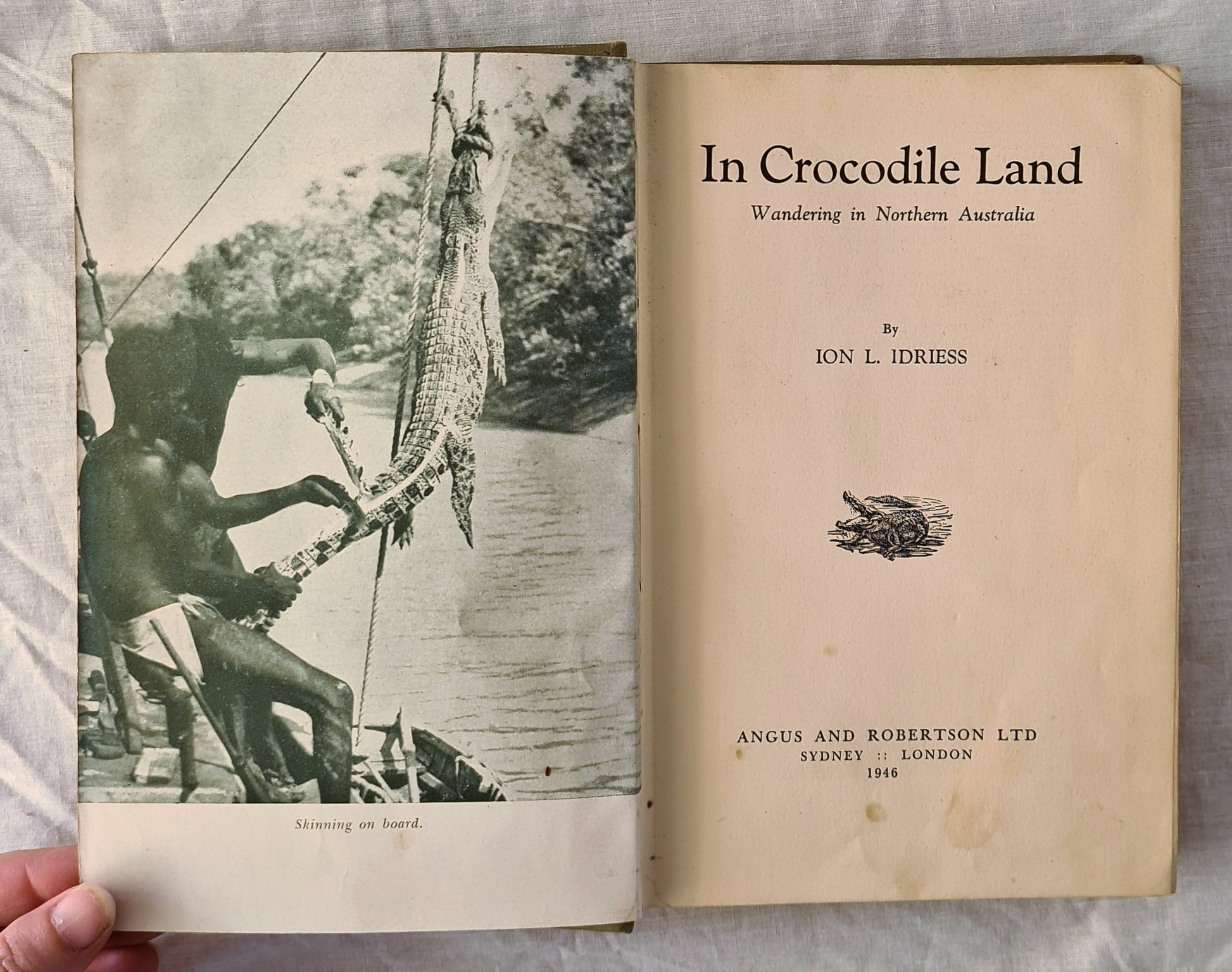 In Crocodile Land  Wandering in Northern Australia  by Ion L. Idriess