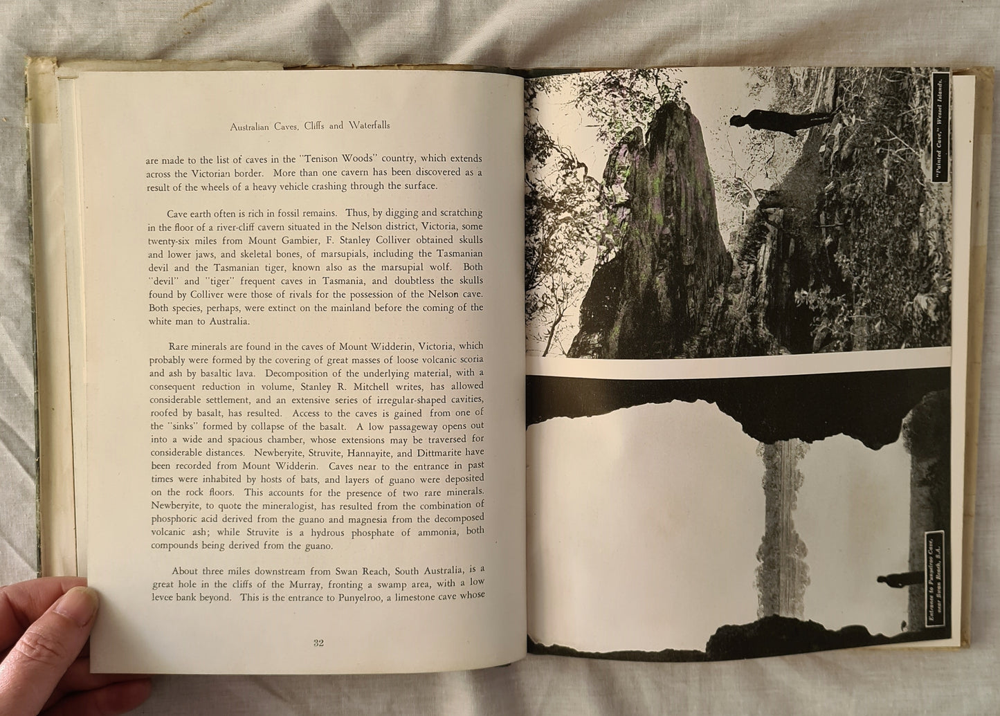 Australian Caves Cliffs and Waterfalls by Charles Barrett