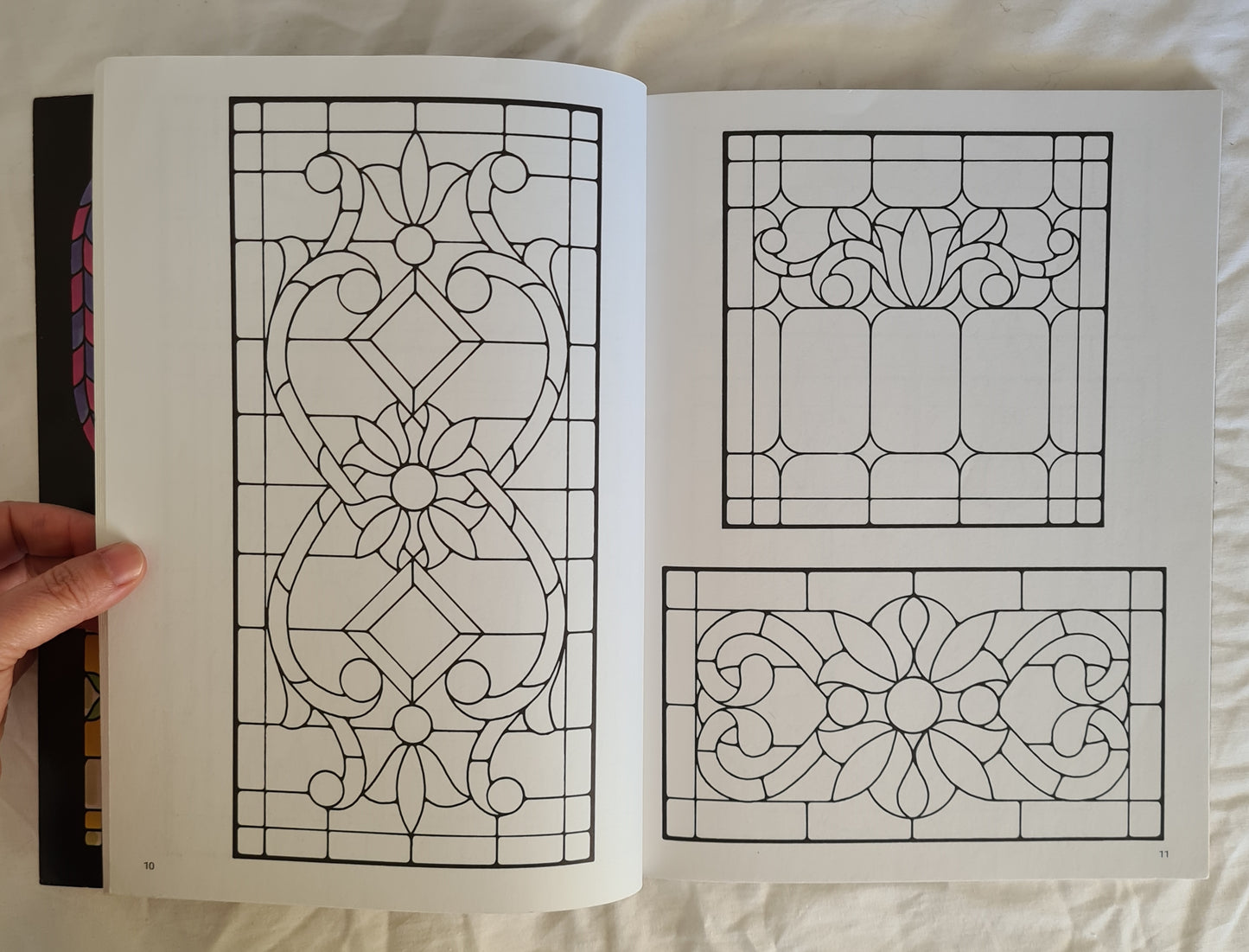 Victorian Stained Glass Pattern Book by Ed Sibbett, JR.