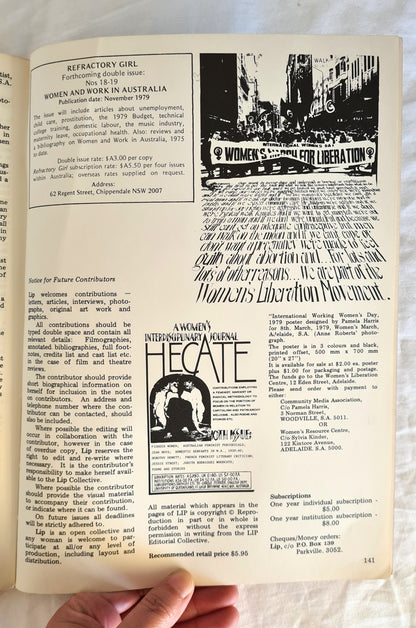 LIP 1980 A Feminist Journal
