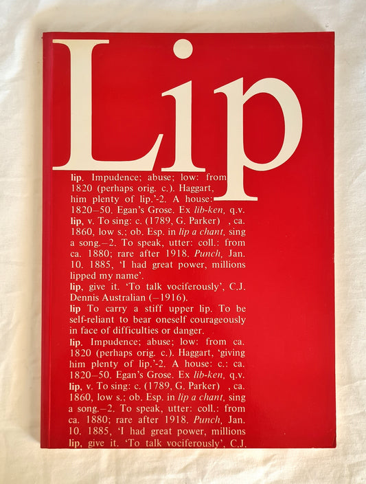 LIP 1981/2  Women in the Visual & Performing Arts  A Feminist Journal of Women in the Visual and Performing Arts  Production by Suzanne Davies