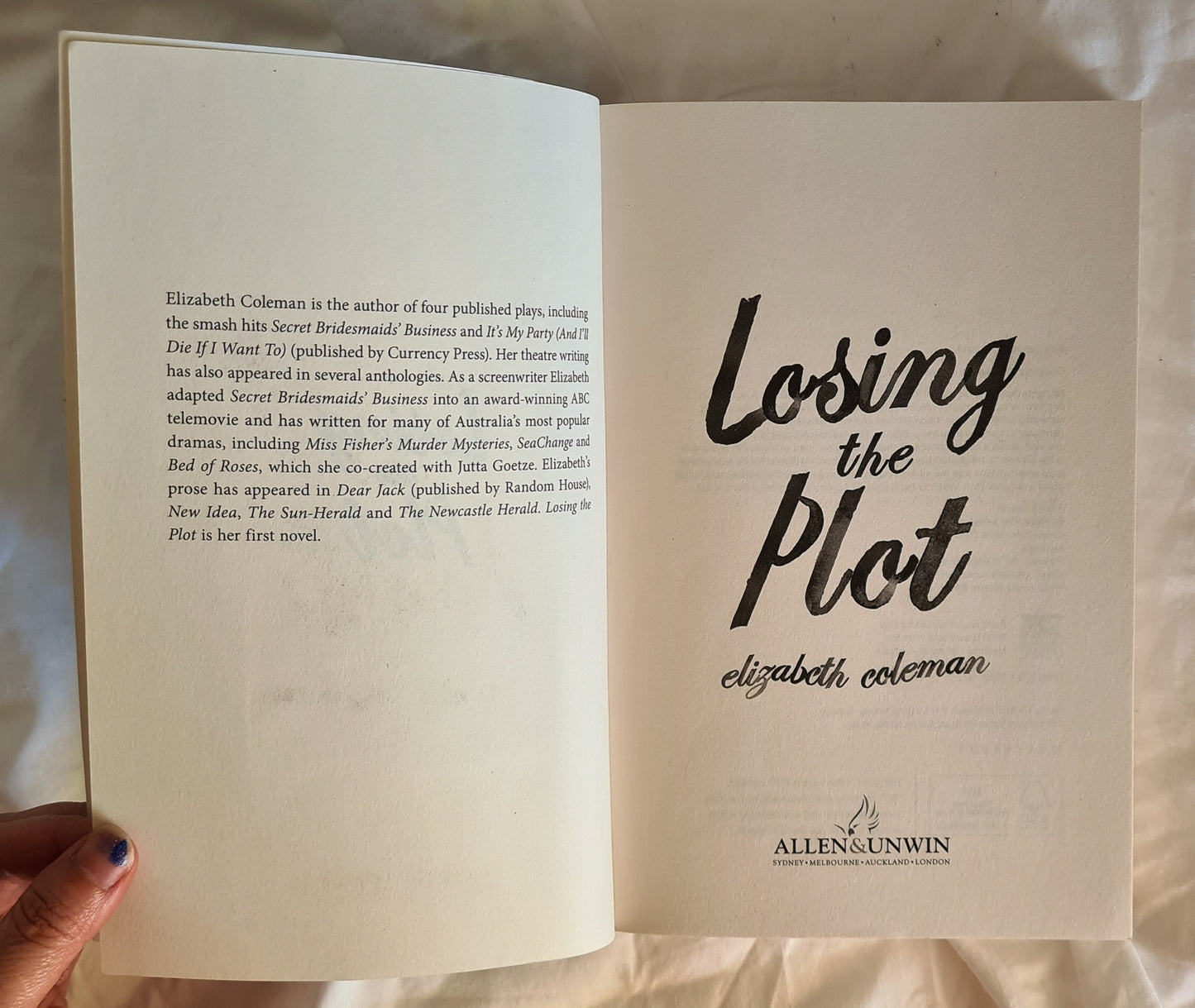 Losing The Plot by Elizabeth Coleman