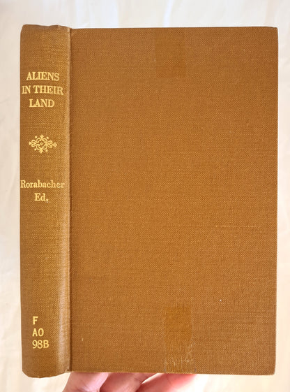 Aliens in Their Land  The Aborigine in the Australian Short Story  Edited by Louise E. Rorabacher