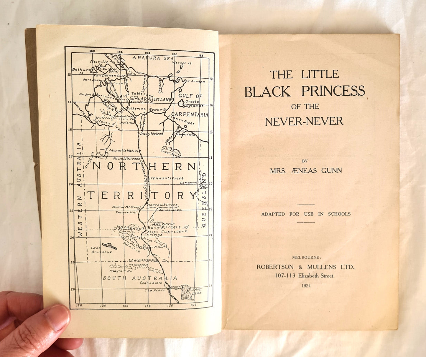 The Little Black Princess Of The Never-Never by Mrs Aeneas Gunn