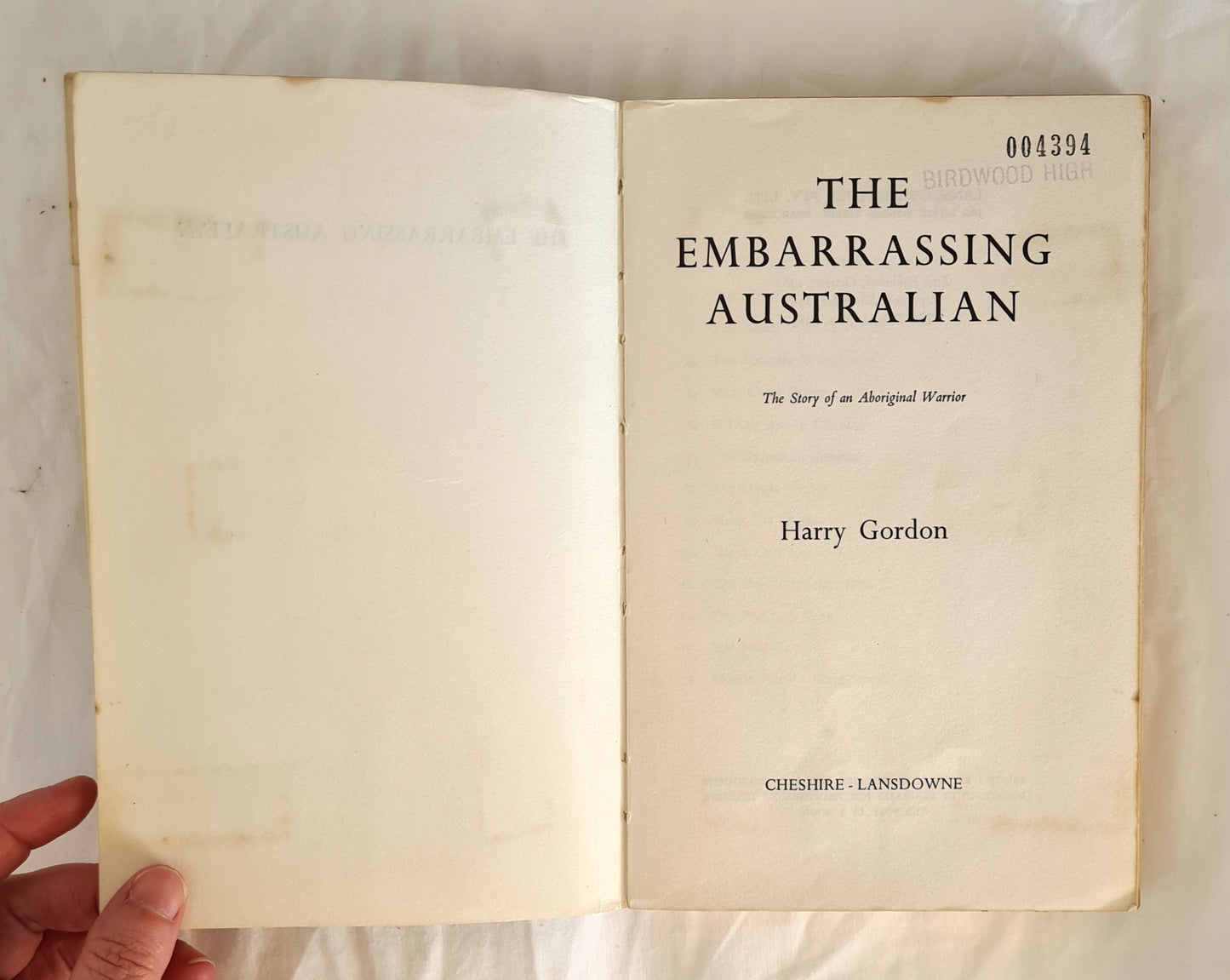 The Embarrassing Australian by Harry Gordon