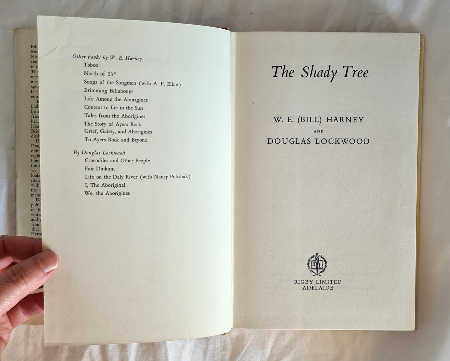 The Shady Tree by W. E. (Bill) Harney and Douglas Lockwood
