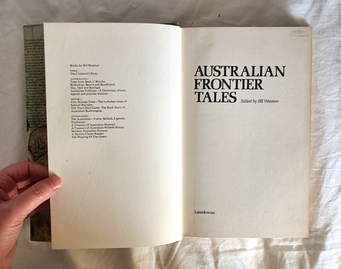 Australian Frontier Tales by Bill Wannan