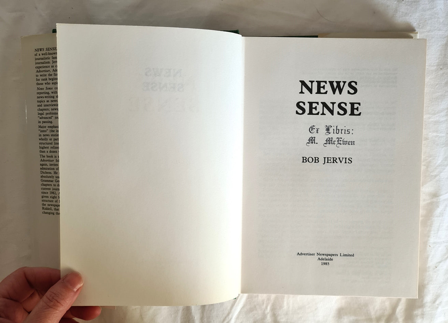 News Sense by Bob Jervis