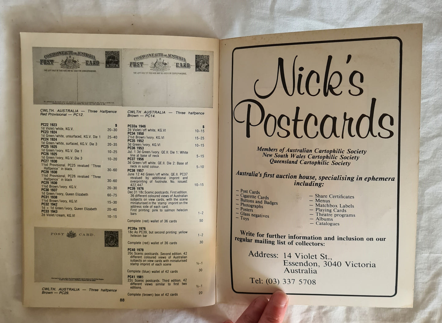 Collecting Australian Postcards by Nick Lj Vukovic