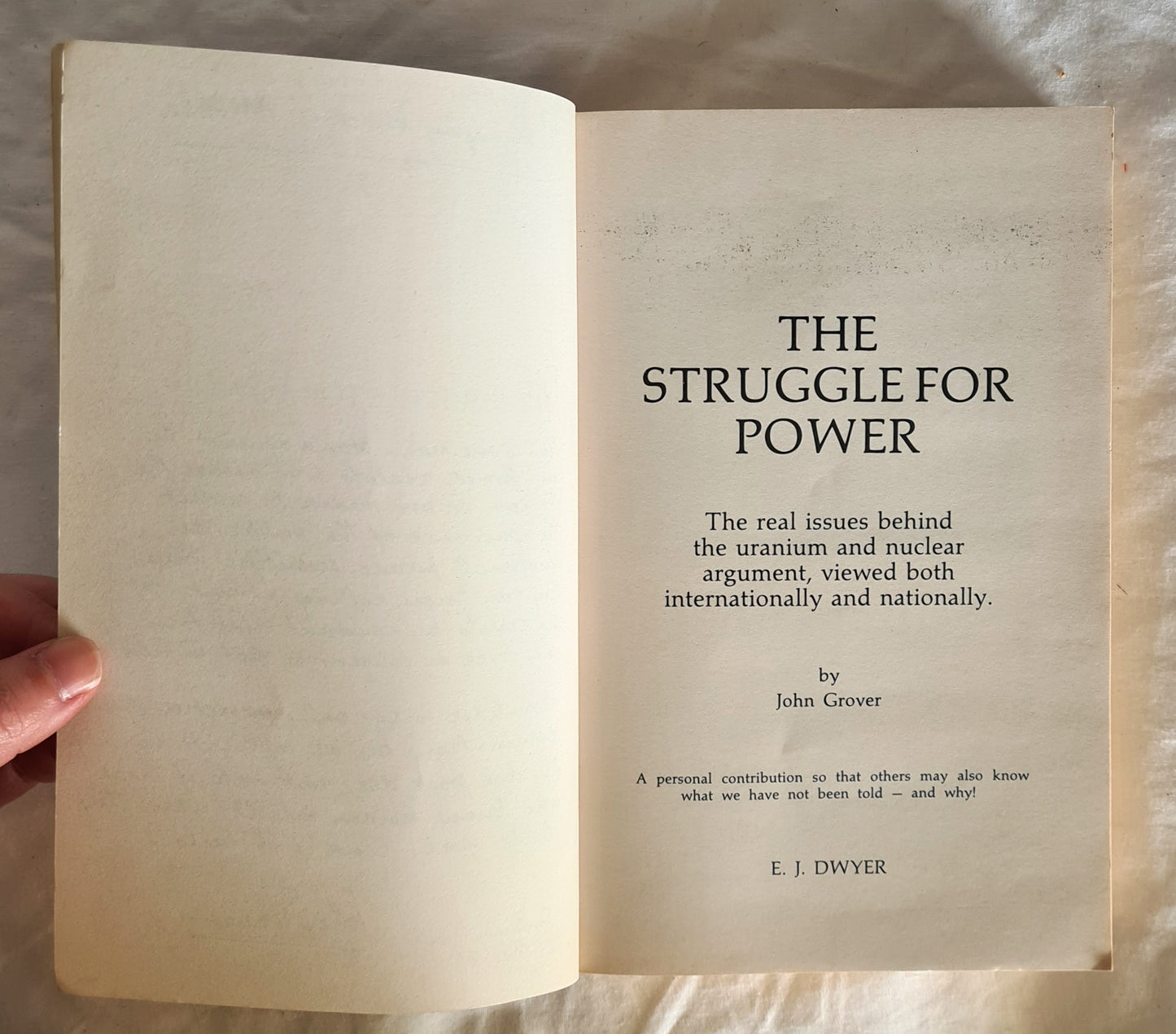 The Struggle for Power by John Grover