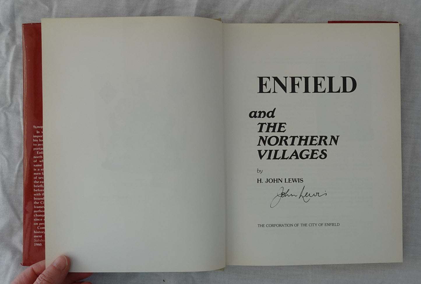 Enfield And The Northern Villages by H. John Lewis