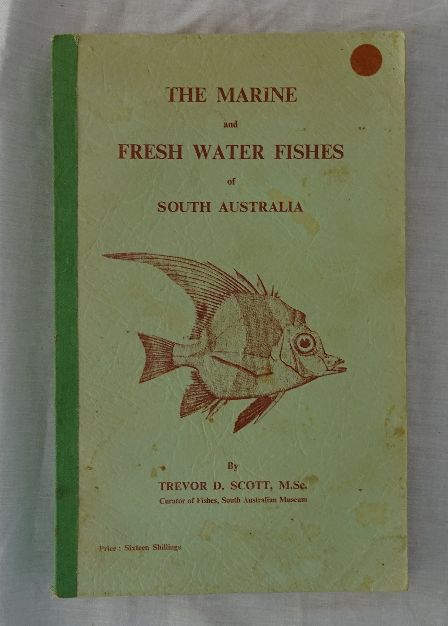 The Marine and Freshwater Fishes of South Australia  By Trevor D. Scott