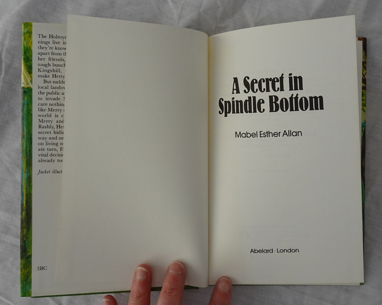 A Secret in Spindle Bottom! by Mabel Esther Allan