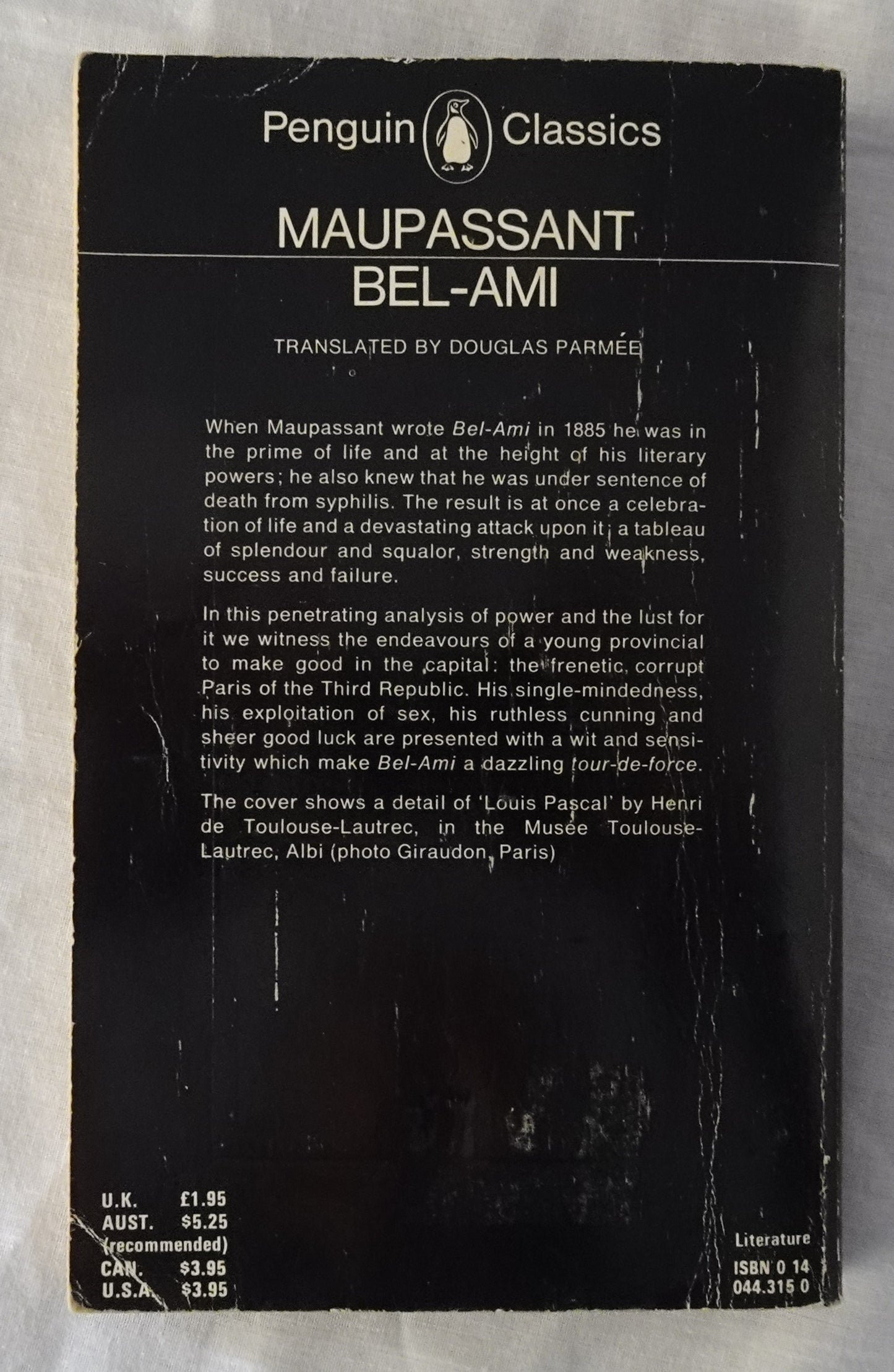 Bel-Ami by Guy De Maupassant