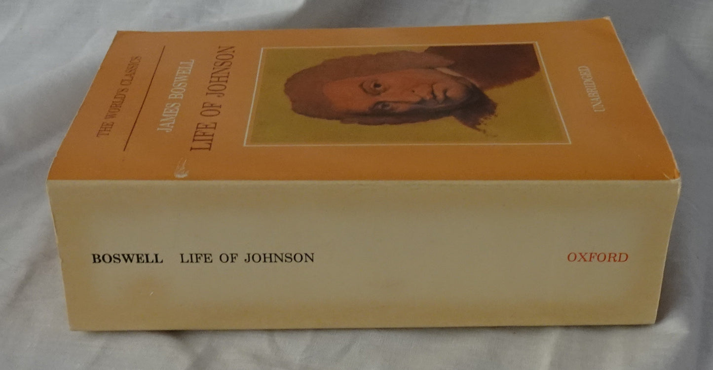 Life of Johnson James Boswell by R. W. Chapman