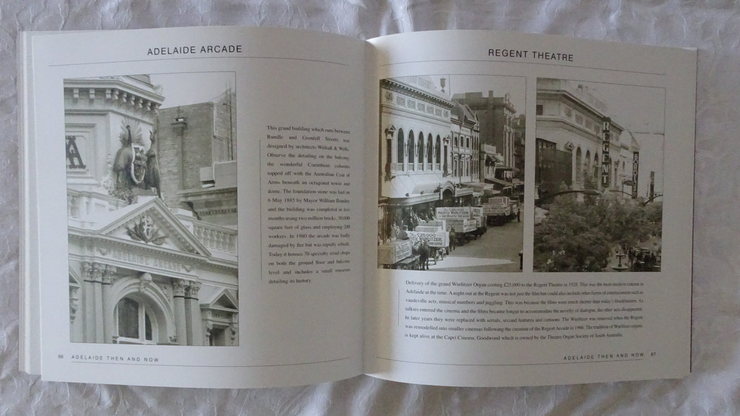 Adelaide Then and Now by Bernard Whimpress and Adam Lee