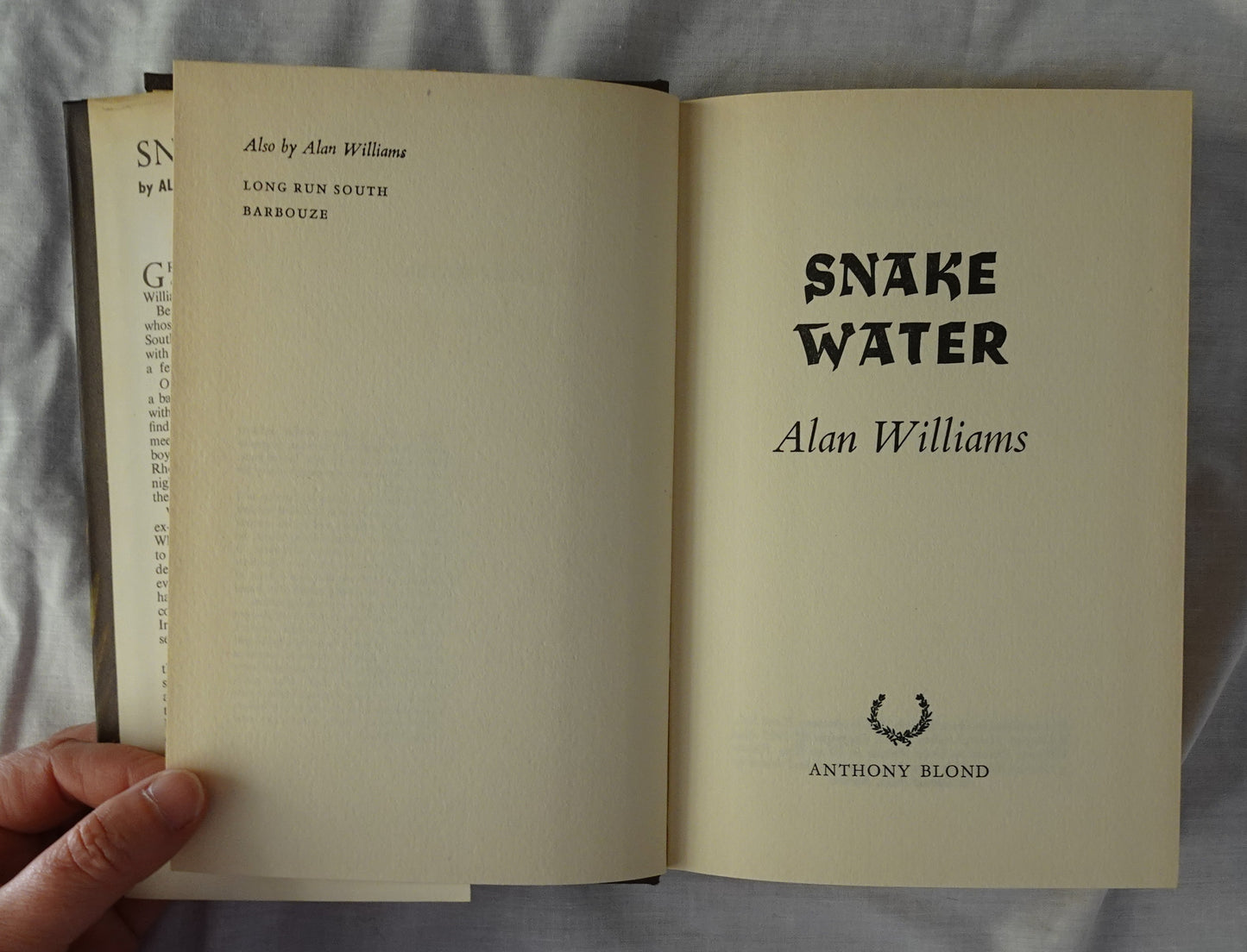 Snake Water by Alan Williams