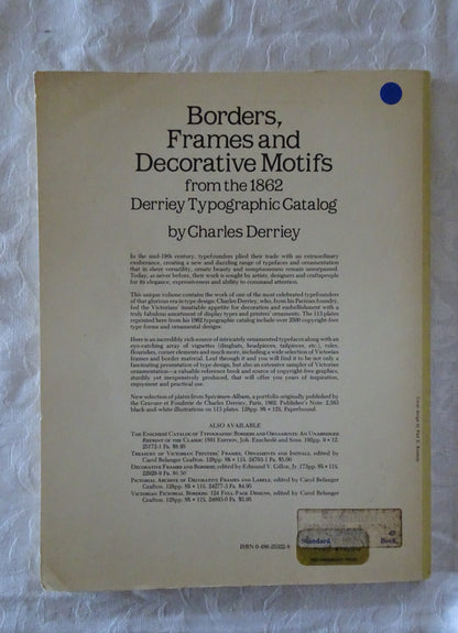 Borders, Frames and Decorative Motifs by Charles Derriey