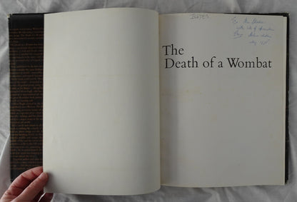 The Death of a Wombat by Ivan Smith
