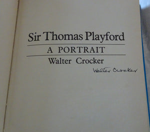 Sir Thomas Playford: A Portrait by Walter Crocker