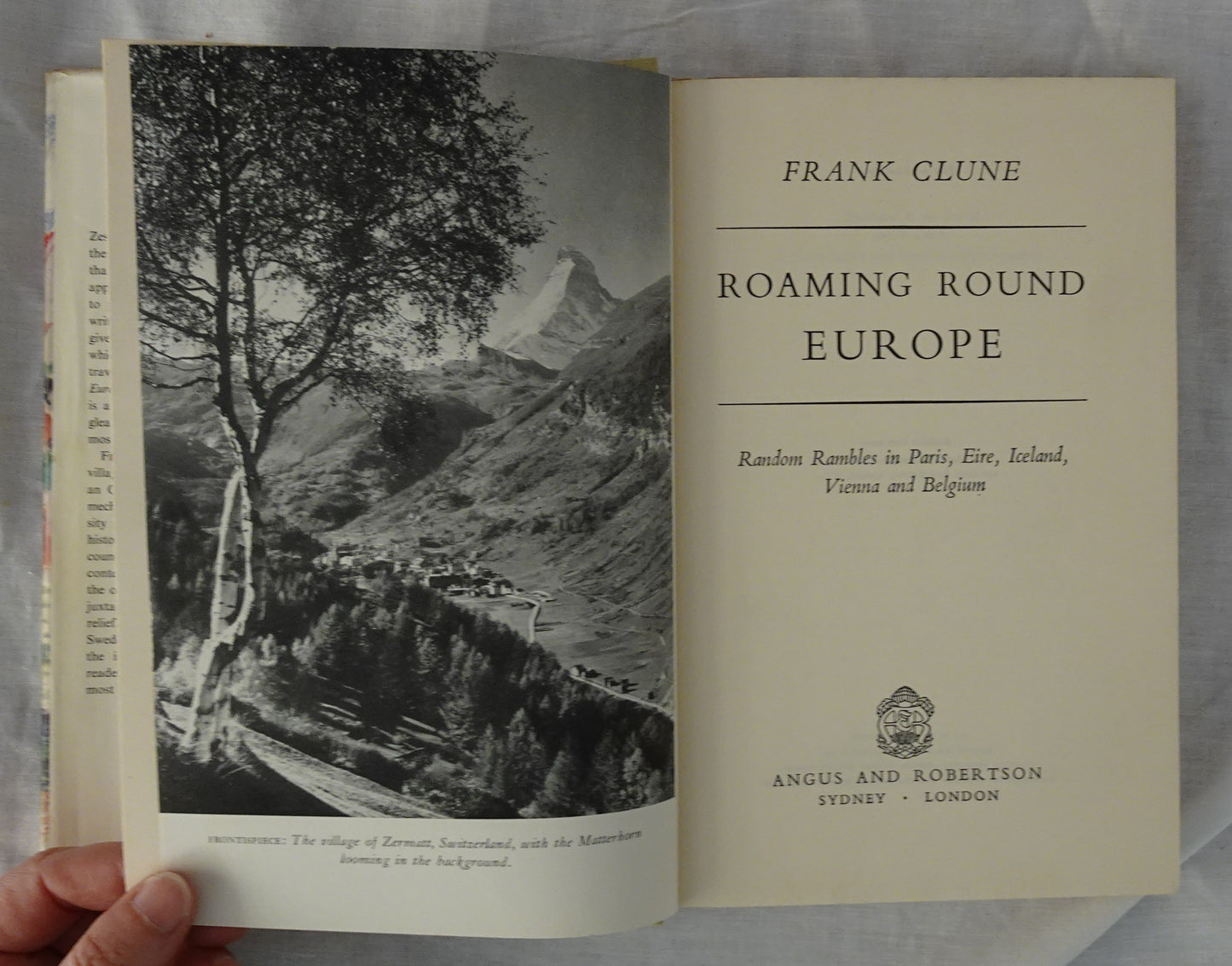 Roaming Round Europe by Frank Clune