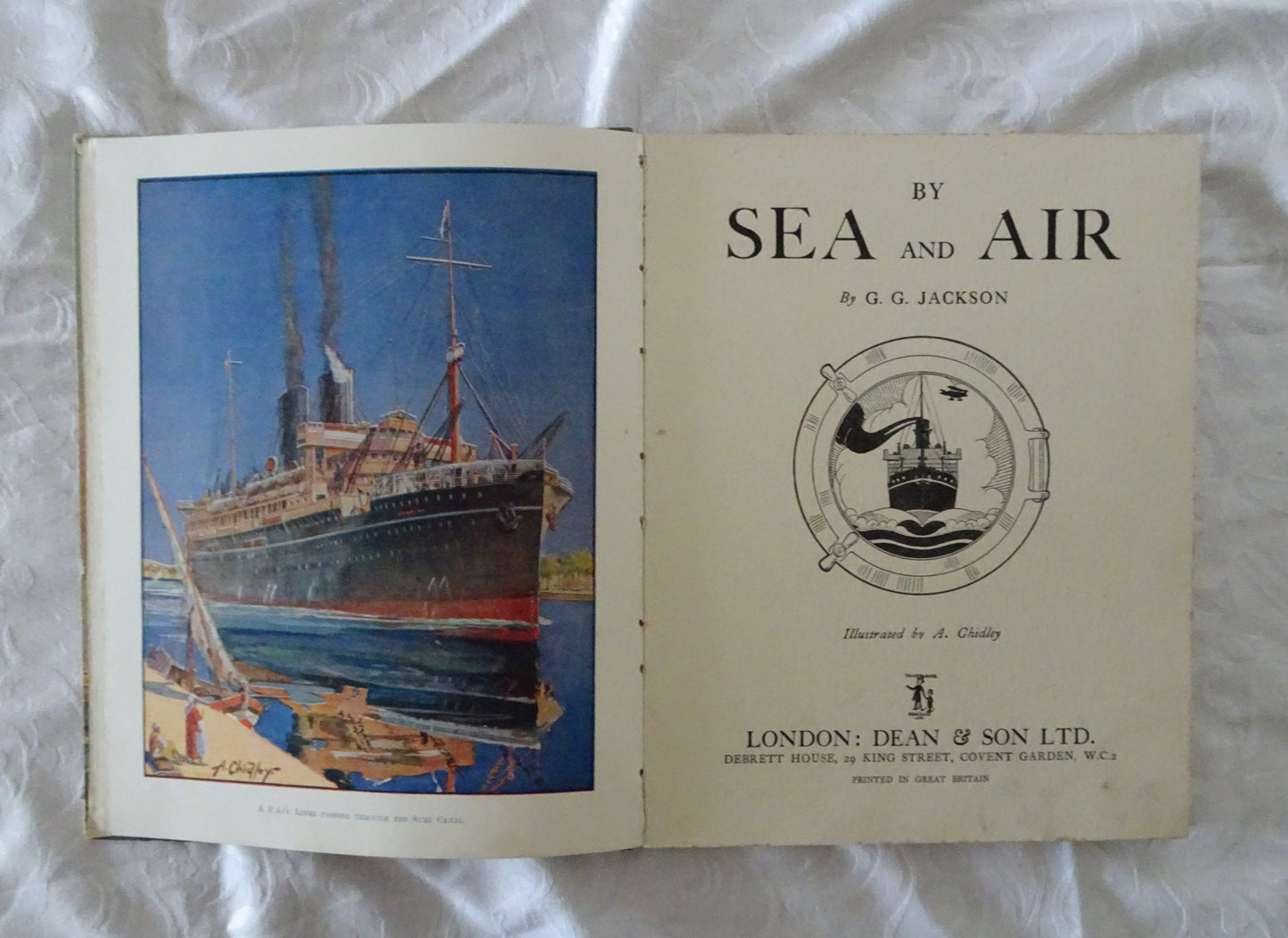 By Sea and Air  by G. G. Jackson, Illustrated by A. Chidley