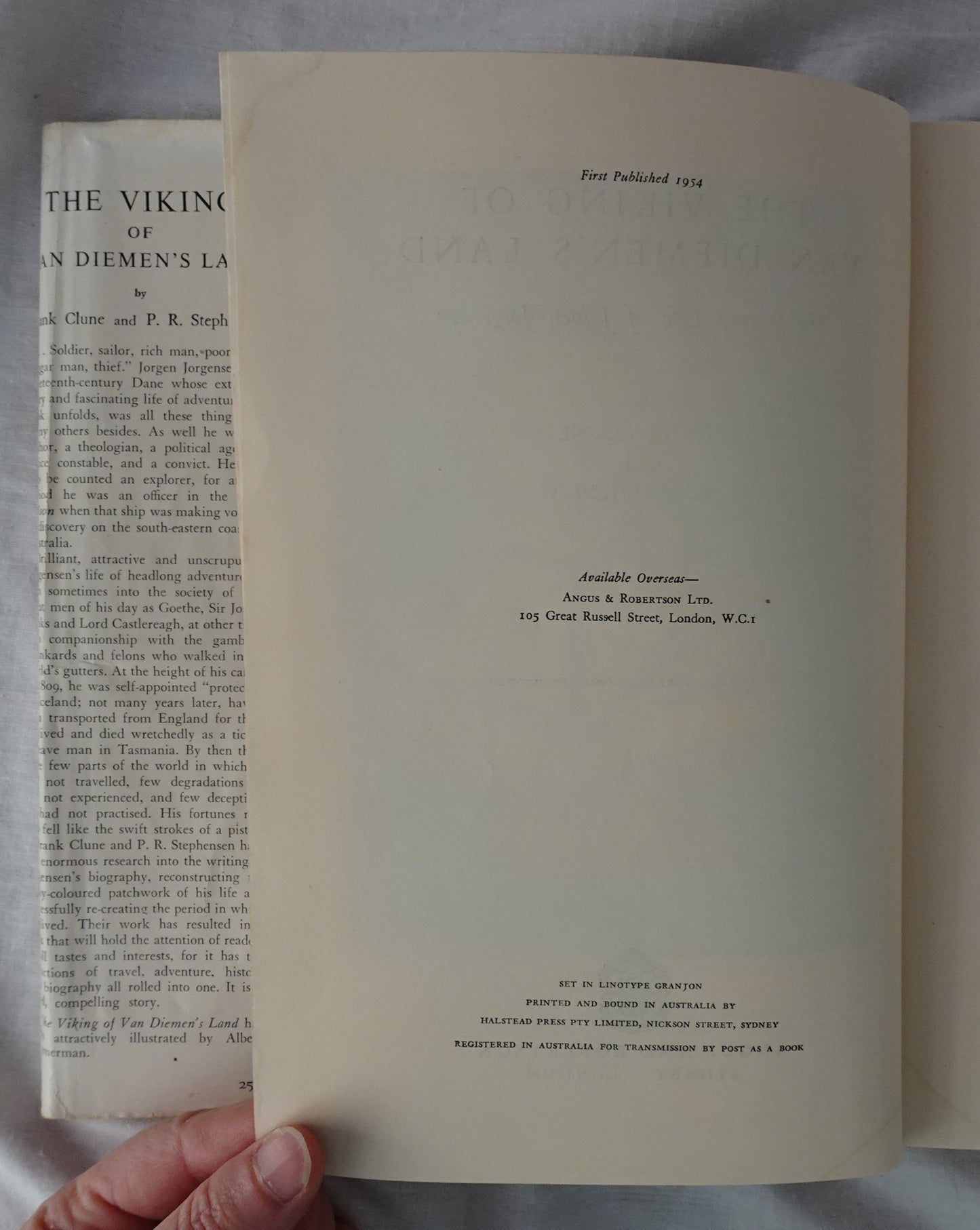 The Viking of Van Diemen’s Land by Frank Clune and P. R. Stephensen