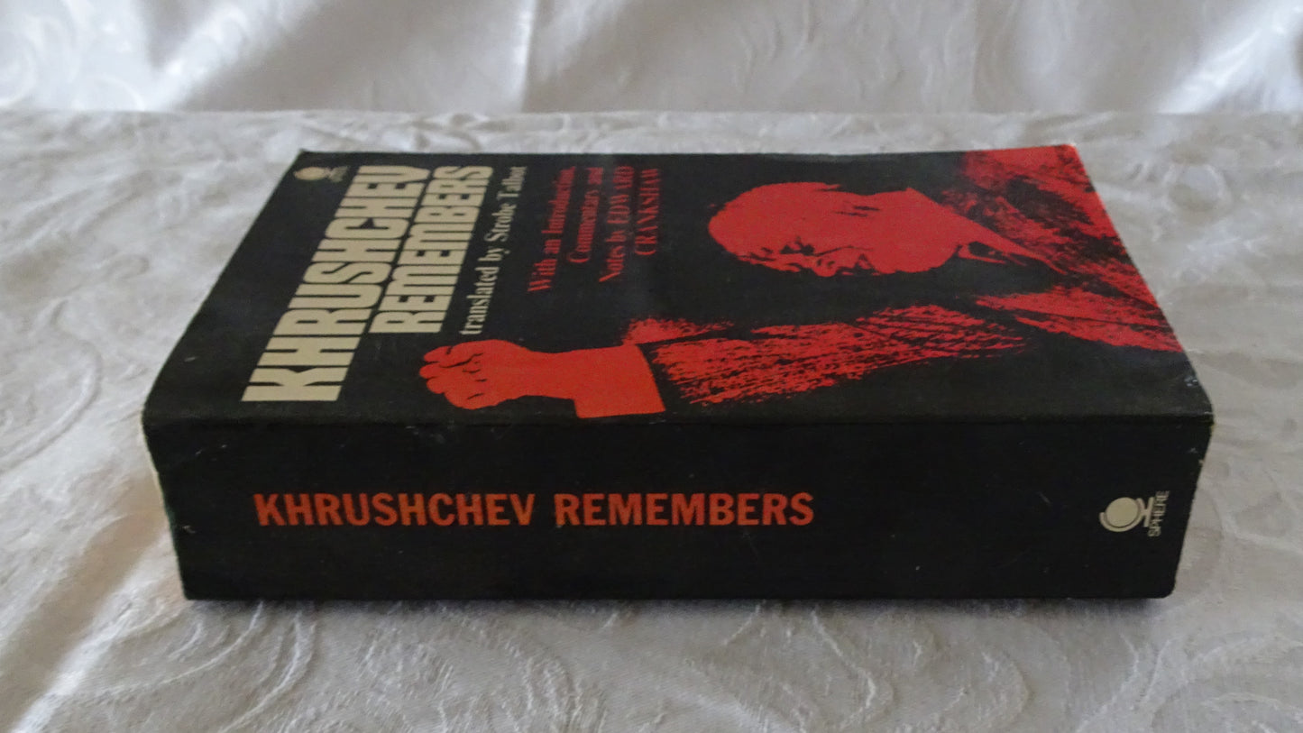 Khrushchev Remembers by Strobe Talbot