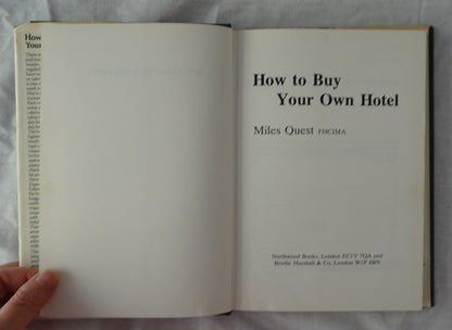 How to Buy Your Own Hotel by Miles Quest