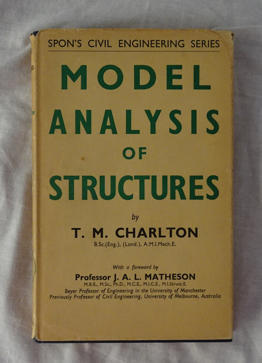 Model Analysis of Structures by T. M. Charlton