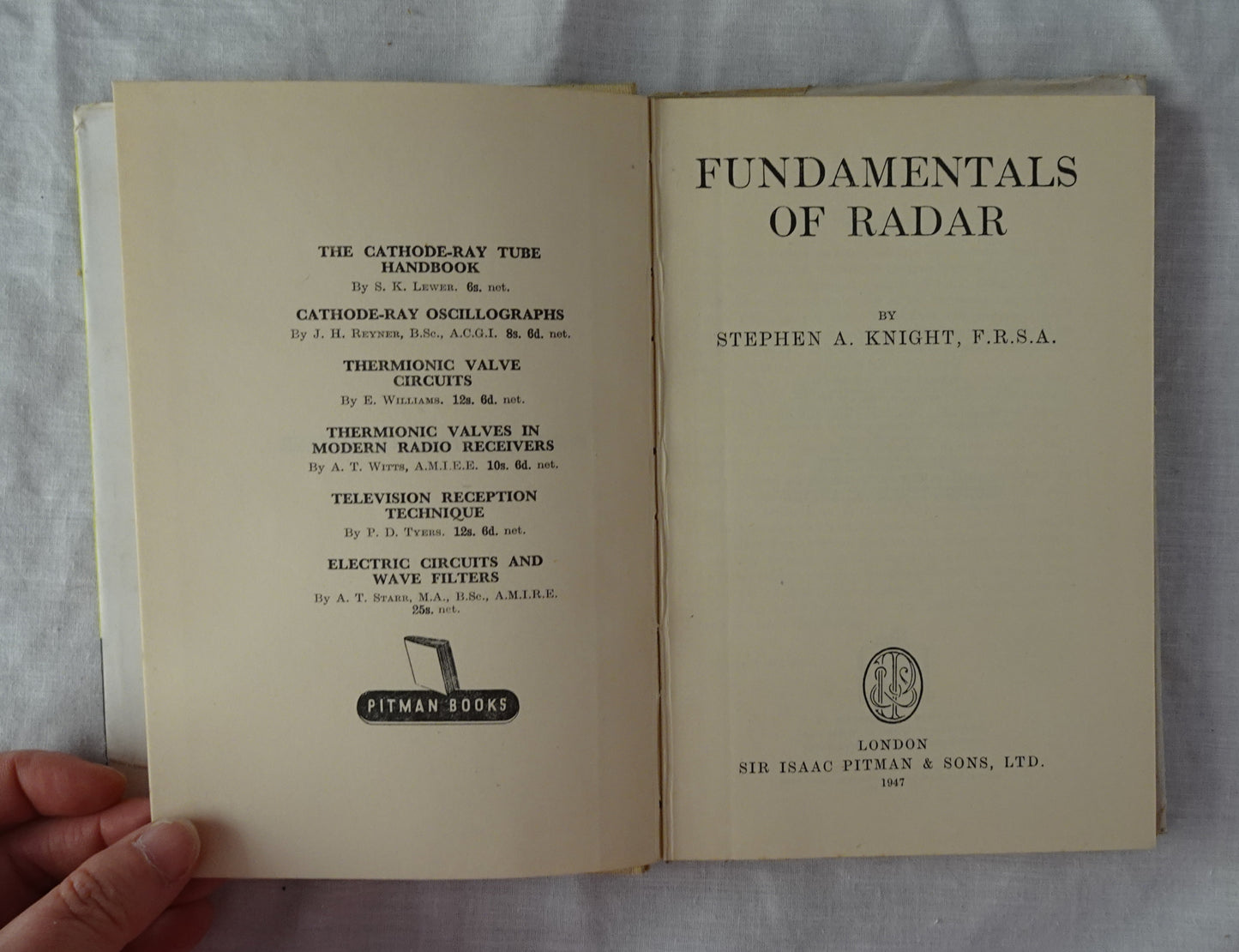 Fundamentals of Radar by Stephen A. Knight