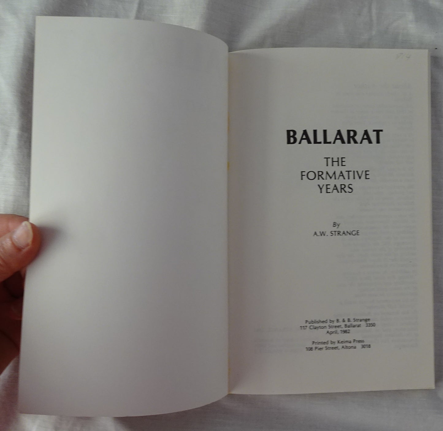 Ballarat by A. W. Strange
