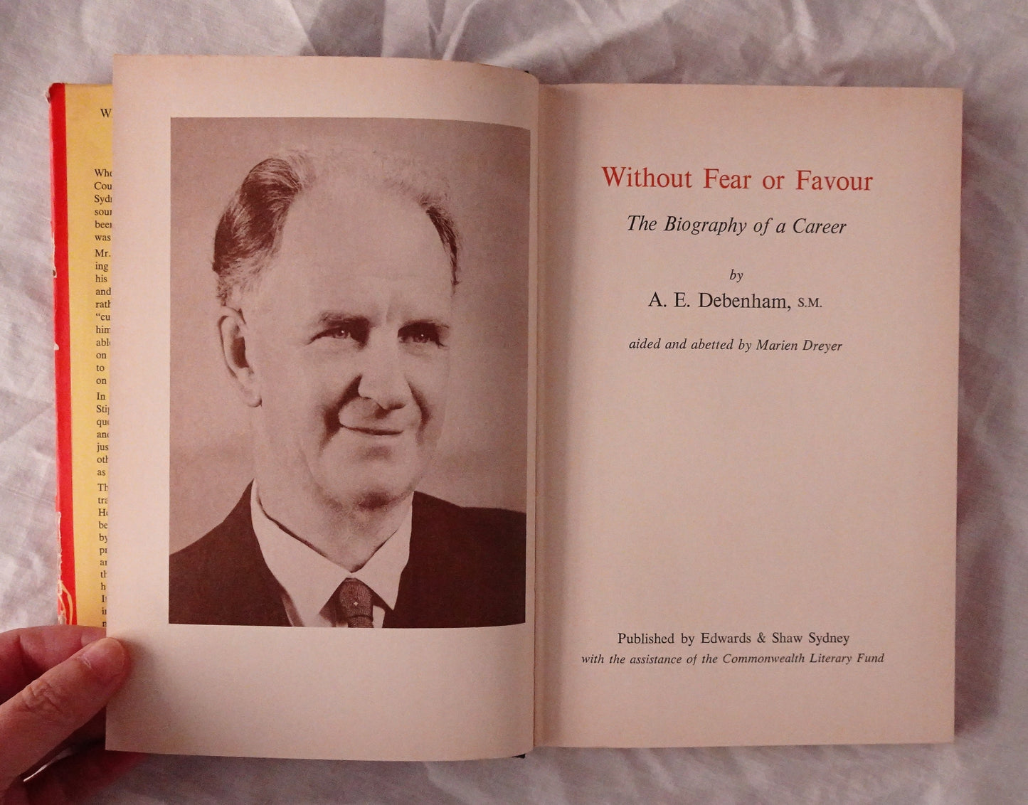 Without Fear or Favour by A. E. Debenham