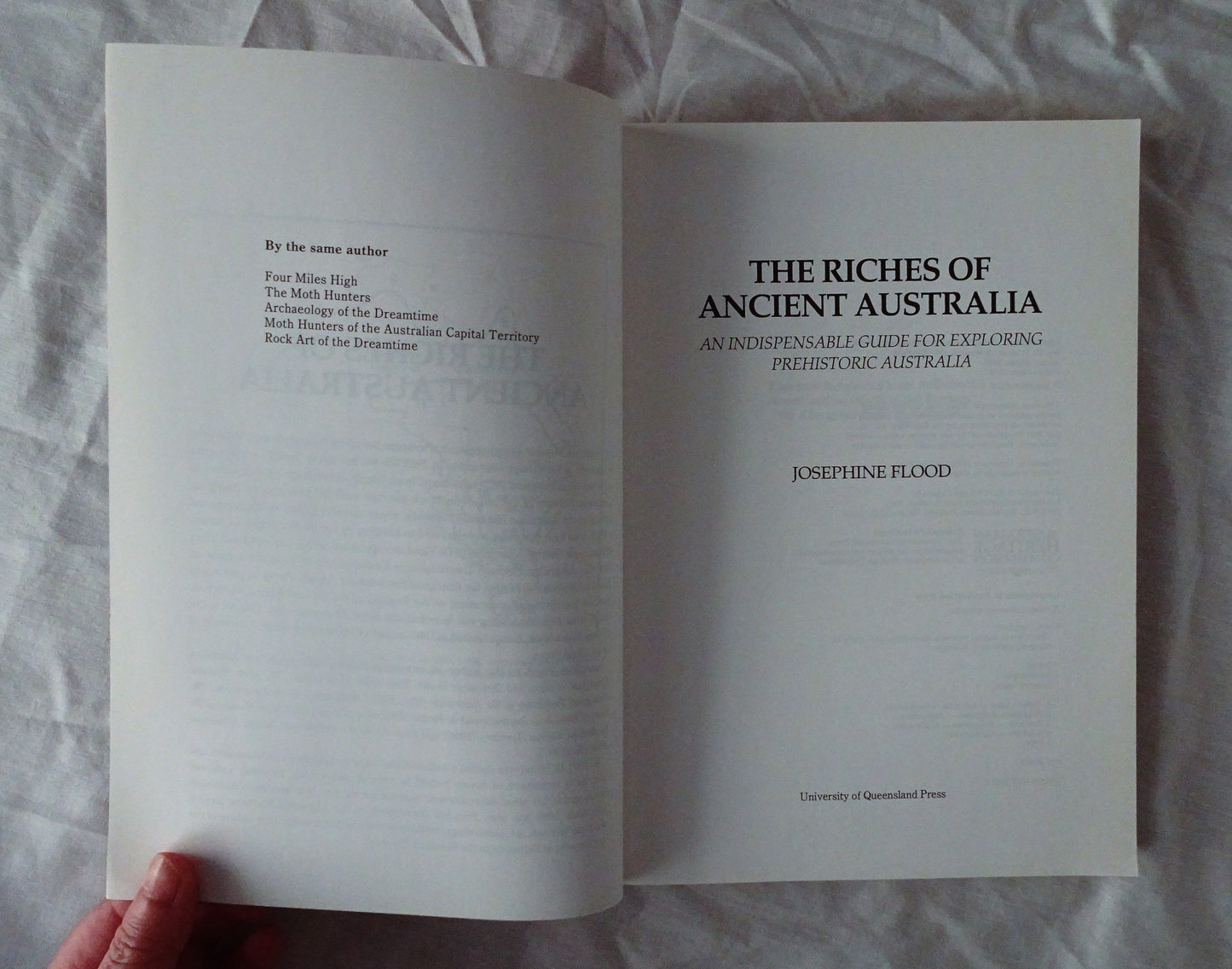 The Riches of Ancient Australia by Josephine Flood