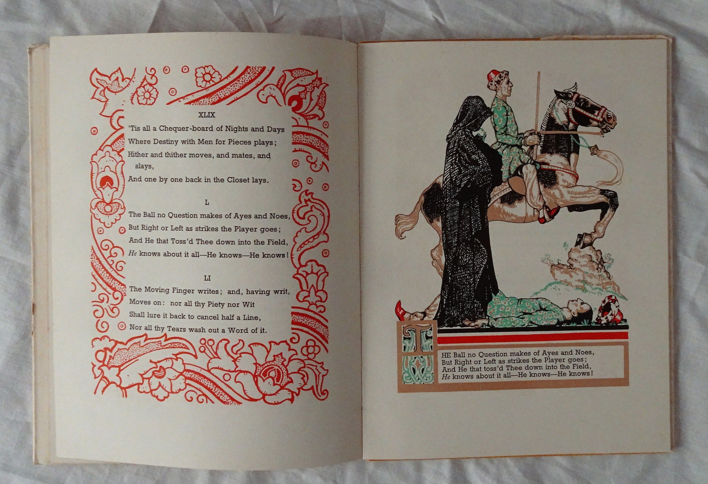 Rubaiyat of Omar Khayyam illustrated by E. A. Cox
