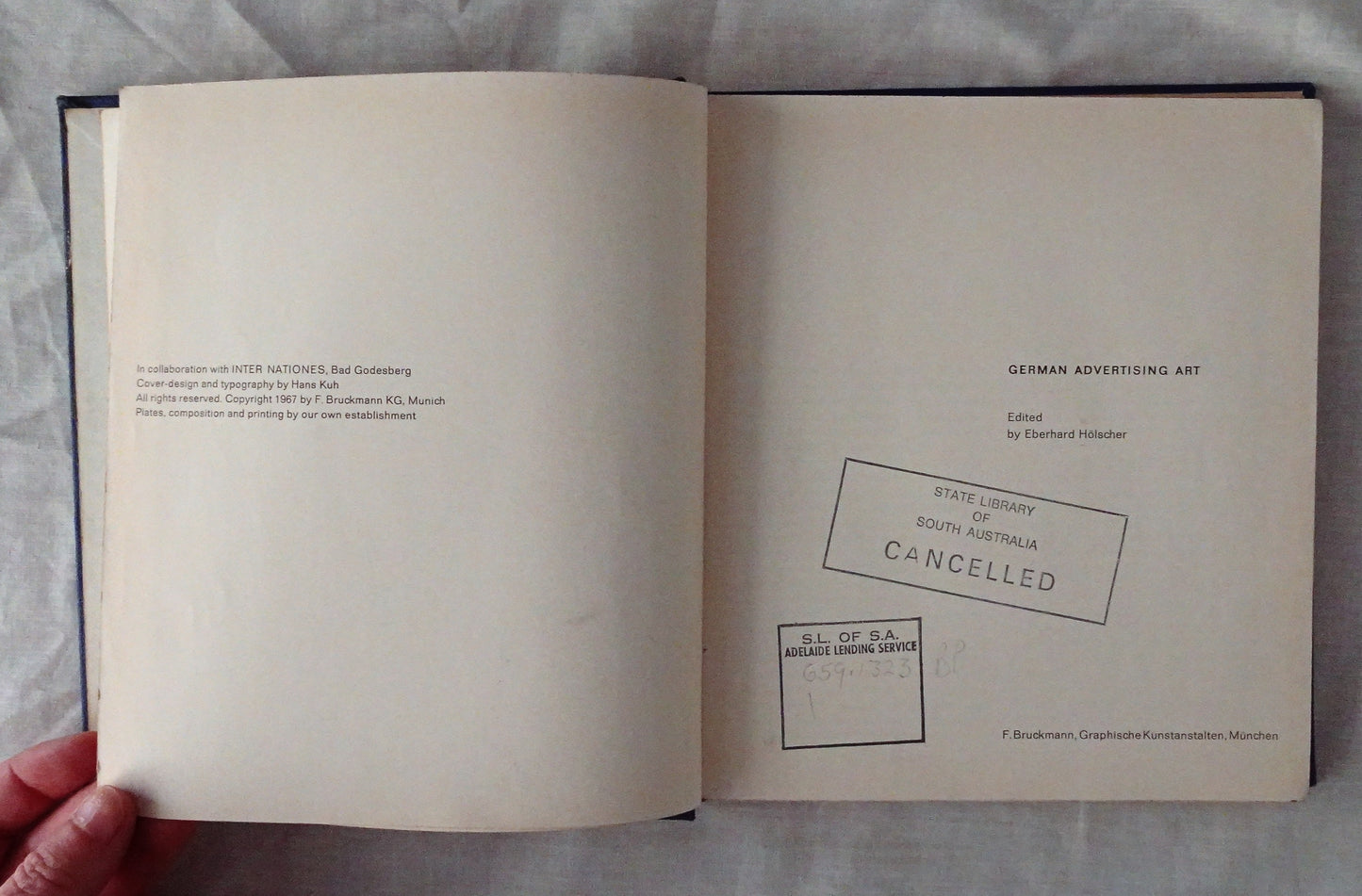 German Advertising Art by Eberhard Holscher