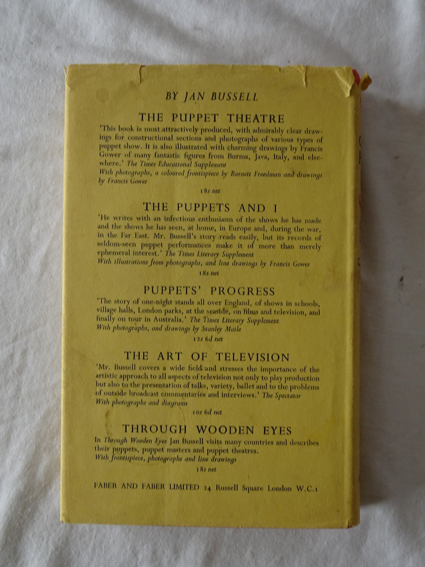 The Complete Puppet Book edited by L. V. Wall & G. A. White