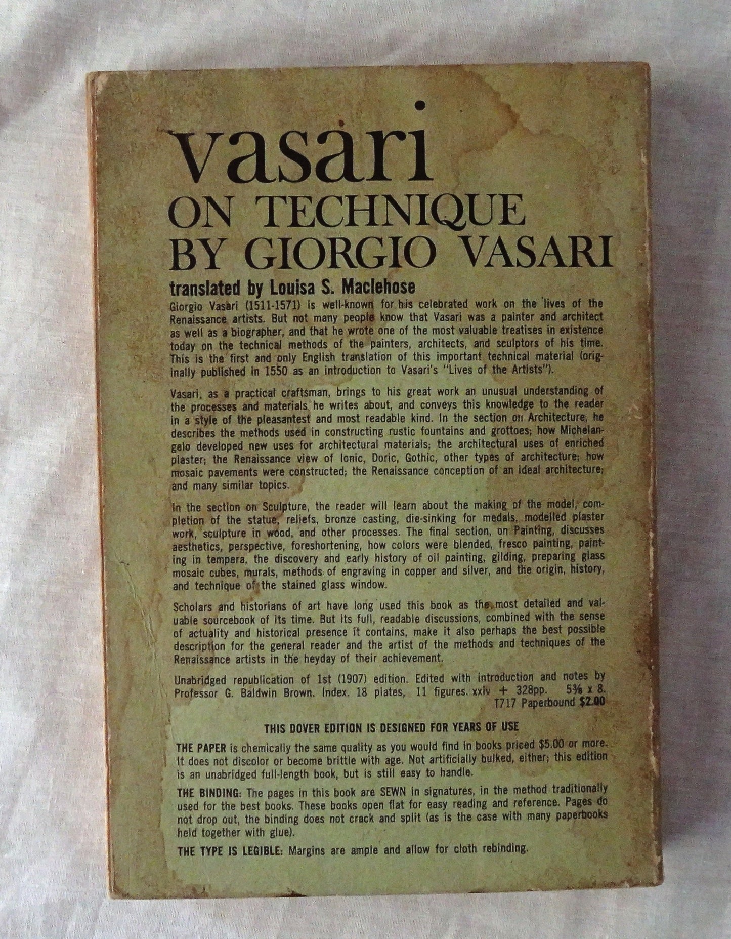 Vasari on Technique by Giorgio Vasari