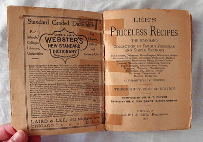 Lee’s Priceless Recipes Compiled by Dr. N. T. Oliver
