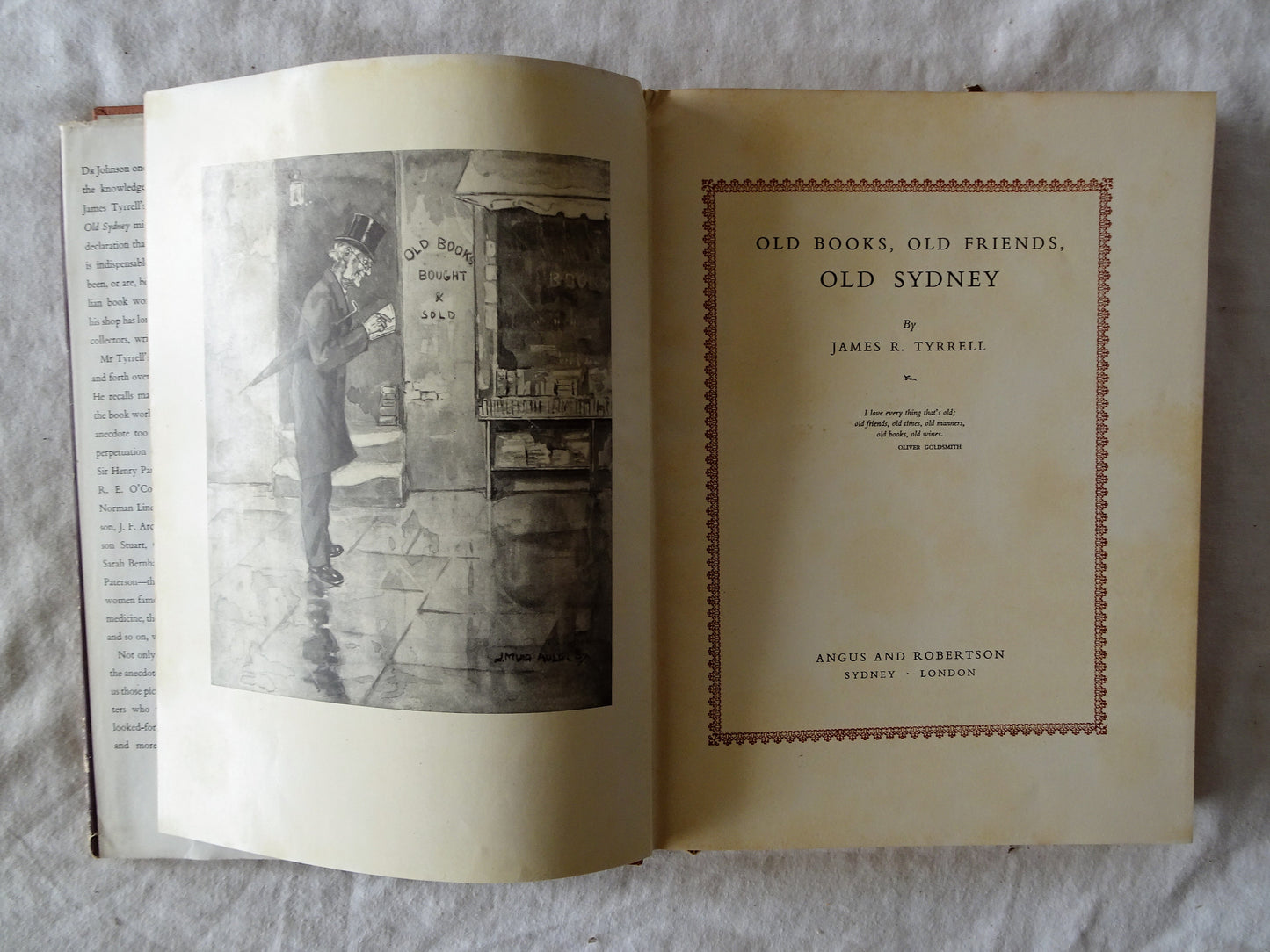Old Books, Old Friends, Old Sydney by James R. Tyrrell