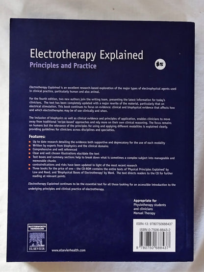 Electrotherapy Explained Principles and Practice by Robertson et al.