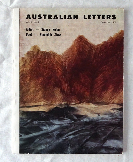 Australian Letters  A Quarterly Review of Writing and Criticism  Edited by Bryn Davies, Geoffrey Dutton and Max Harris  Vol. 5, No. 2 – December 1962
