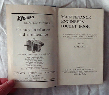 Maintenance Engineers’ Pocket Book by E. Molloy